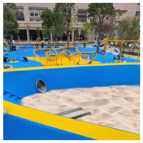 中山丰源广场EPDM橡胶地坪