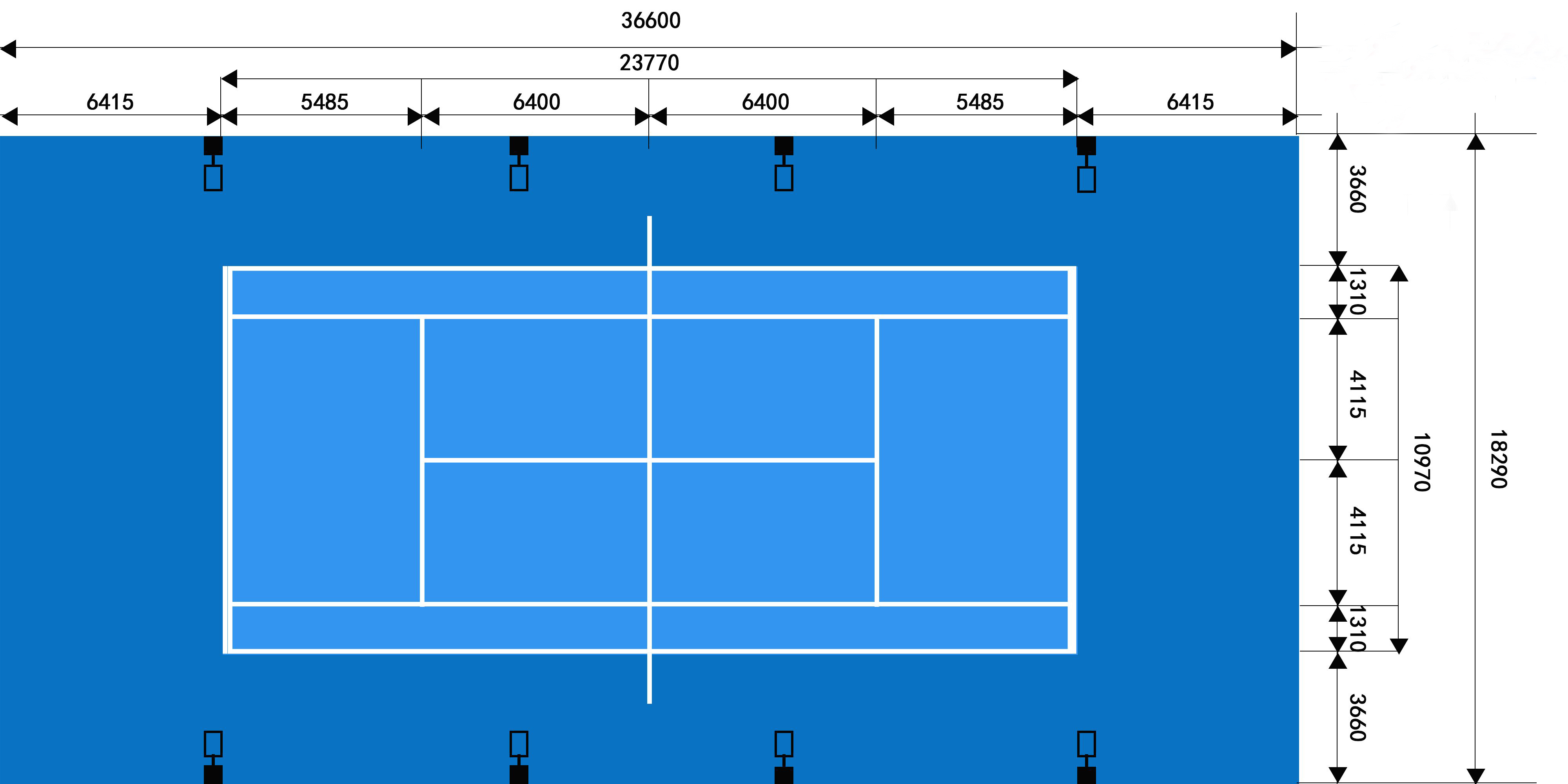网球场灯光方案-图